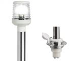Recess-fit removable LED pole White body #OS1114521