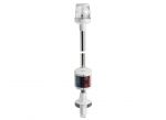 Asta Classic combinata in inox L.100 cm Fanale Bianco 12V 10W #OS1116602