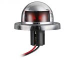 Red 112.5° navigation light in chrome plated ABS #OS1140101