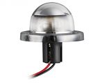White 225° navigation light in chrome plated ABS  #OS1140301