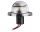 White 225° navigation light in chrome plated ABS  #OS1140301