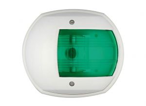 Maxi 20 12V 112.5° green navigation light white body #OS1141112