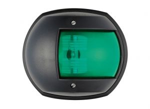 Fanale di via Maxi 20 Verde 112,5° destro 24V 15W Nero #OS1141122