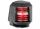 Fanale di via Utility Compact Rosso 112,5° sinistro 12V 5W Nero #OS1141301