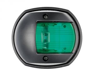 Fanale di via Compact 12 LED Verde 112,5° destro 12V 0,8W Nero #OS1144802