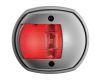 Compact 112.5° red LED left side navigation light Grey RAL 7042 body #OS1144861