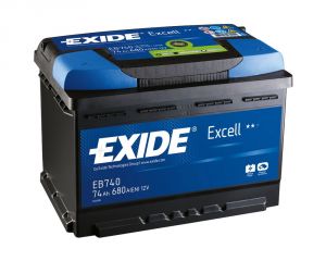 Exide Excell starting battery 50Ah #OS1240301