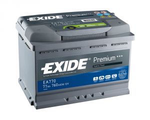 Exide Premium starting battery 77Ah #OS1240403