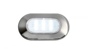 Luce di cortesia ovale 6 LED 12V 1,2W 22Lm Blu #OS1317803