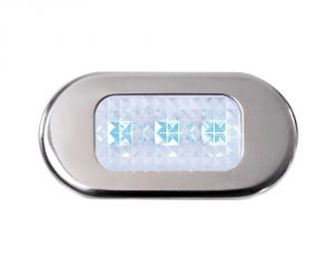 Luce di cortesia LED da incasso 12V 0,6W 7Lm Luce Blu #OS1318103