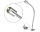 Articulated arm LED light 10W 12/24V 1,2W 52lm White light #OS1323690