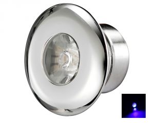 LED round courtesy light 12/24V 0,3W Blue light #OS1342905