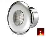 Luce di cortesia a LED 12/24V 0,3W Rossa #OS1342906