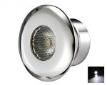 LED recess mount ceiling light 12/24V 1W White light 3000K #OS1342910