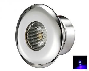 Micro plafoniera a LED 12/24V 1W Blu #OS1342911