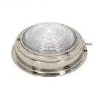 Plafoniera Giapponese in inox 12V 15W Luce Bianca BA15D Ø 138mm #OS1354301