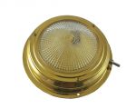 Plafoniera in ottone 12V 15W Luce Bianca BA15D Ø137mm #N50326501157