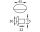 Steeplight LED courtesy light 12V 3W Blue light #OS1388702