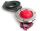 Lofrans Down Foot Switch 12-24V Red & Grey 80x95x20mm #LZ600011