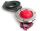 Lofrans Down Foot Switch 12-24V Red & Grey 80x95x20mm #LZ600011