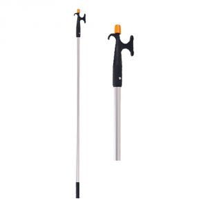 Mezzo Marinaio fisso in alluminio 180/25 con gancio in nylon nero N30610611718