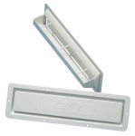 Flush mount air vent 420x120mm White colour #LZ44547