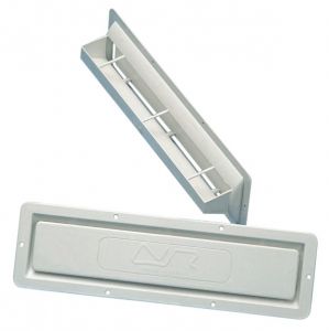 Flush mount air vent 420x120mm White colour #LZ44547