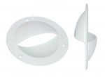 Round plastic air vent D.87mm White colour #LZ44551