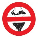No swim suit sticker D.135 mm #N31812621805