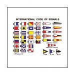 Adesivo Tabella Codici Internazionali dei segnali 12x16cm #N31812621817