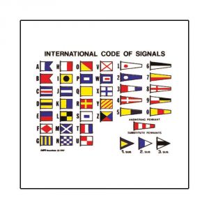 Table Sticker International Code of Signals 12x16cm #N31812621817