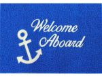 Welcome Aboard mat Blue 40x60cm #N20215505721