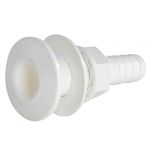 Plastic thru hull fitting Hose D.40mm White colour #N42038201739