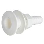 Plastic thru hull fitting Hose D.40mm White colour #N42038201739