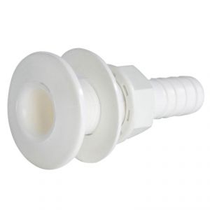 Plastic thru hull fitting Hose D.40mm White colour #N42038201739