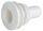 Plastic thru hull fitting Hose 18mm White colour #N42038201744