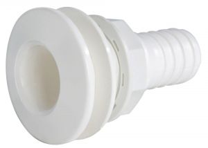 Plastic thru hull fitting Hose D.15mm White colour #N42038201746