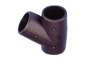 60° Nylon T-fitting for Rails D.22 mm #LZ44052