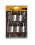 Set 5 SeaLock Arch padlocks 330 mm Shackle H.24mm 5 keys #N60443503808