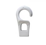 Gancetto terminale in plastica Foro D.6mm Bianco #N11900600075B