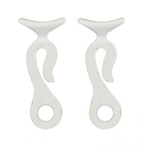 Coppia clips portaparabordi per cavo 12mm Bianco #N10502806693B