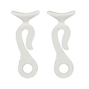Pair fender holder clips for cable 12mm White colour #N10502806693B