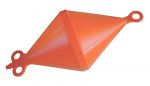 Two-cone anchor buoy 11 Lt D.280xH640mm Orange colour #LZ43429