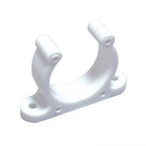 Plastic rowlock clip D.45mm White colour #N30610500649B