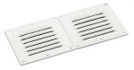 Divisible plastic air vent 255x115mm White colour #N30511701999B