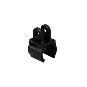 Attacco per battagliola per tubo D.25mm Nero #N120412000639N