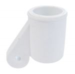 Flanged Joint with 1 flange Tube D.22mm White colour #N120412007001B