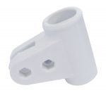 Snodo autobloccante Tubo Ø22mm Bianco #N120412007003B