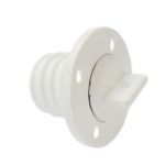 Round drain socket with O-Ring D.24,7mm White colour #N40137701748B