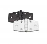 Plastic hinge 60x95 mm  White colour #N60242240502B